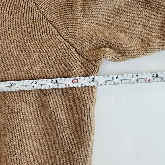 Polo by Ralph Lauren Men's Tan Beige Sweater Size XL Tall 100% Cotton - Picture 6 of 14
